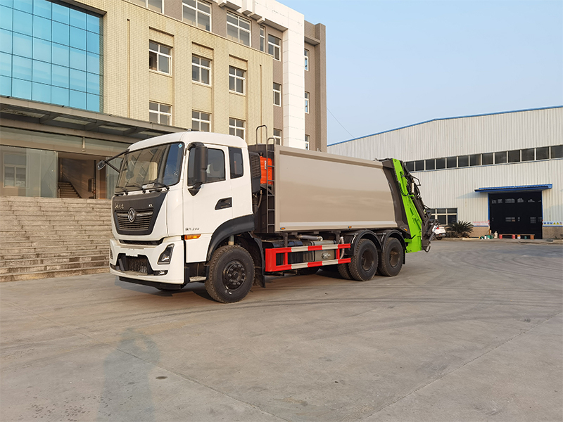 东风天龙  21方压缩垃圾车