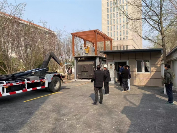 12方景观式移动垃圾压缩站
