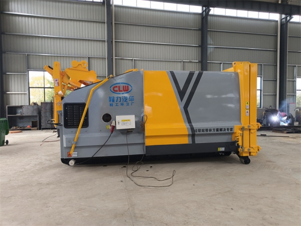 10方挂桶型移动式垃圾压缩站