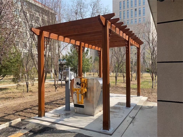 12方景观式移动垃圾压缩站